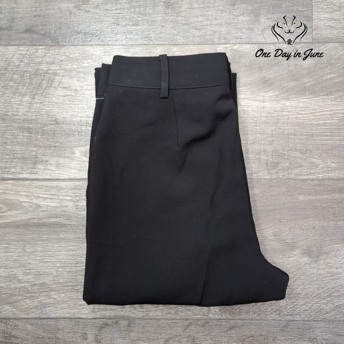 Nordstrom Straight Leg Dress Pants Black Flat Front Career NWT Size 4