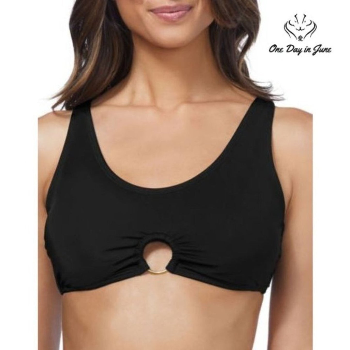 Ambrielle Bralette Bikini Top Size XL