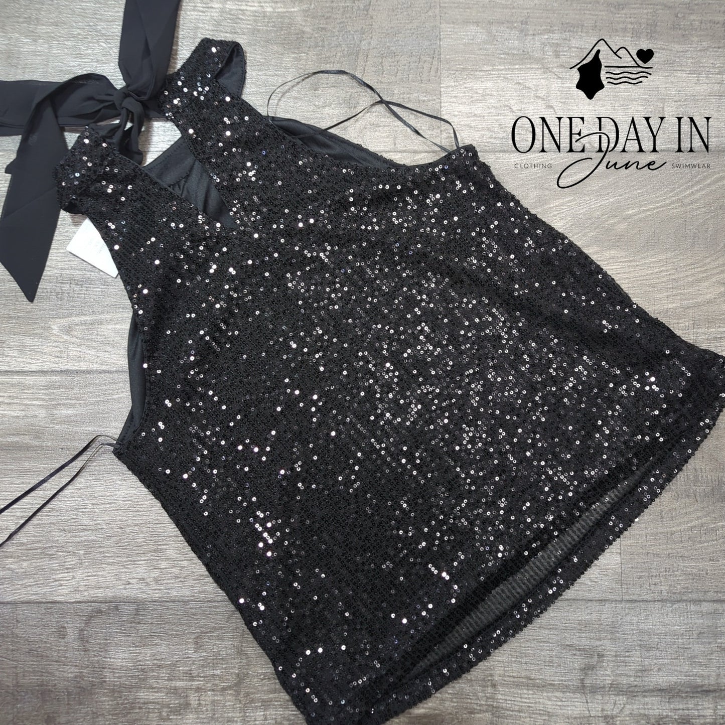 Cupio Sequin Sleeveless Top Size M