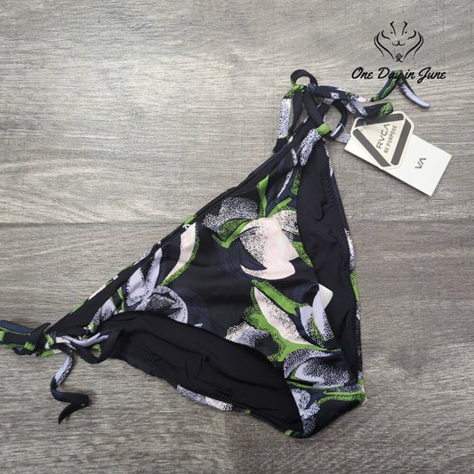 RVCA Pixie Medium Coverage Tie Side Bikini Bottom Size S