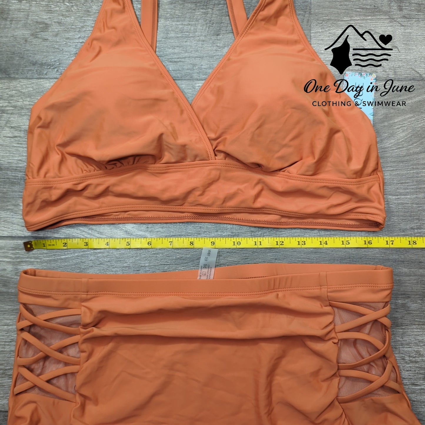 Yonique High Waist Bikini Swimsuit Size 18W