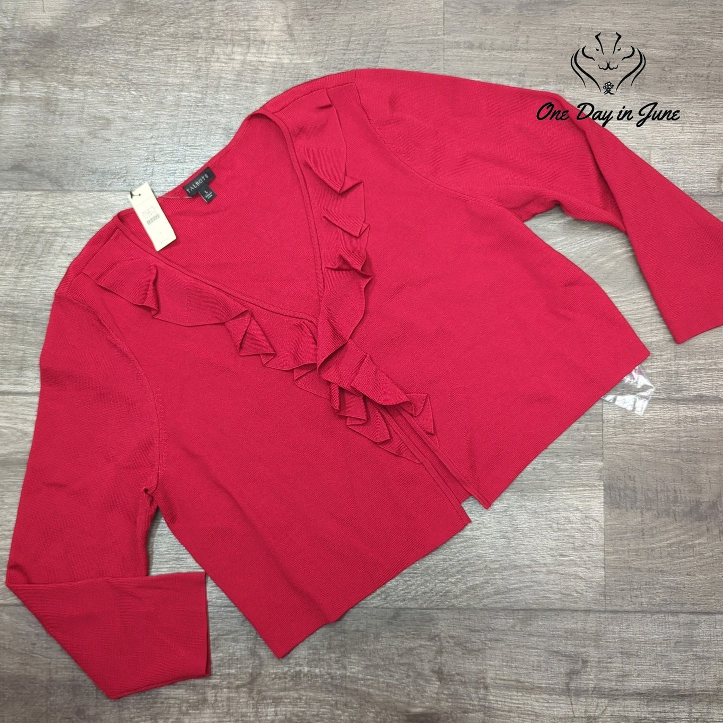 Talbots Long Sleeve Hook Closure Sweater Size L