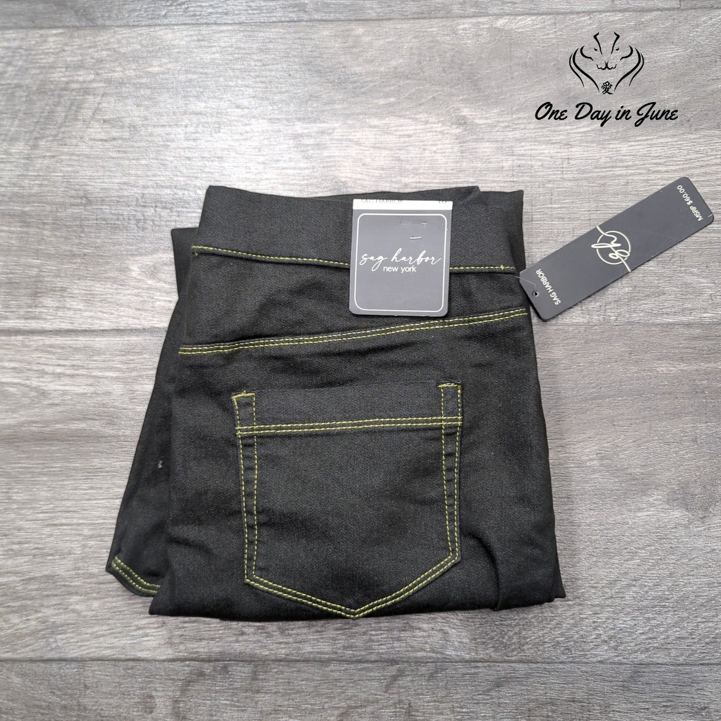 Sag Harbor Pull On Capri Jeans Size 10