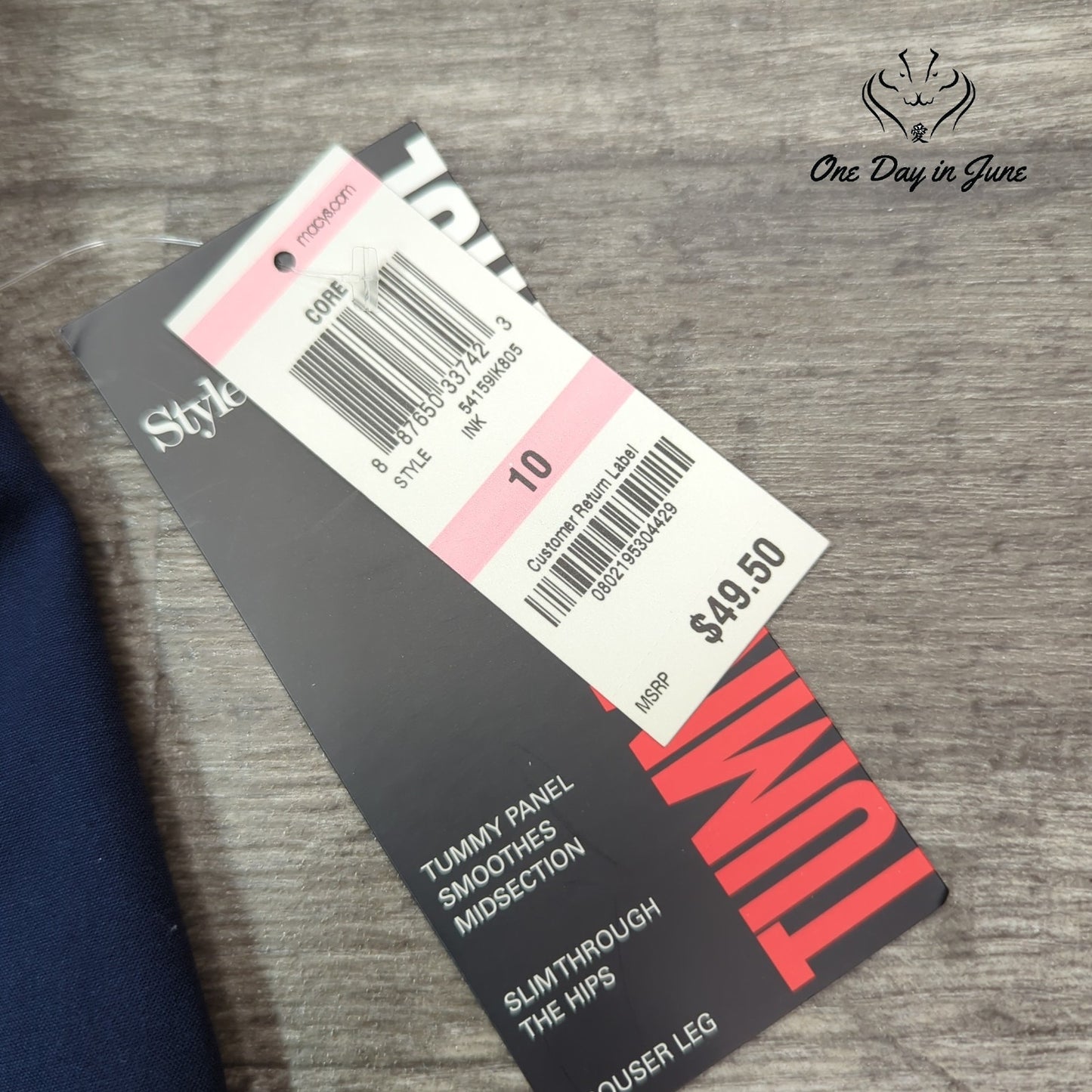 Style & Co. Tummy Control Trouser Pants Size 10