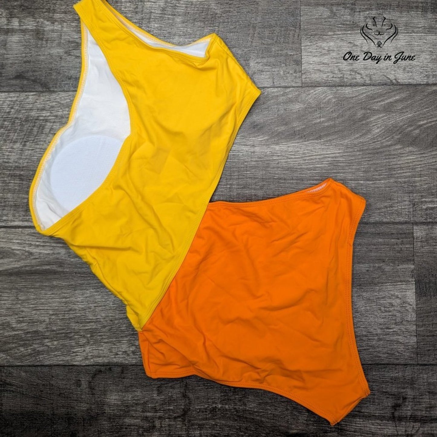 SweatyRocks One Shoulder One Piece Swimsuit Size XL