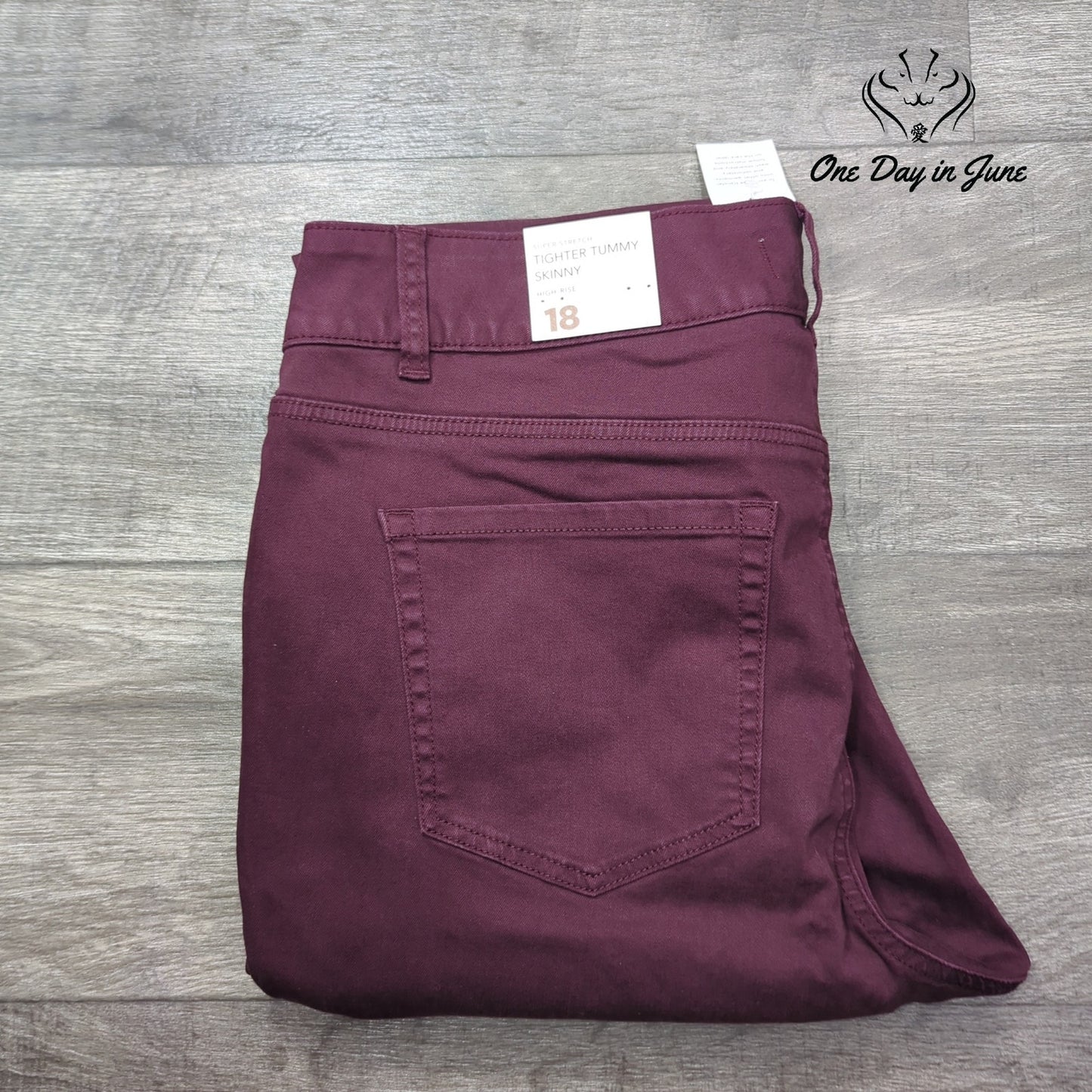 Lane Bryant Tighter Tummy Skinny High Rise Jeans Size 18