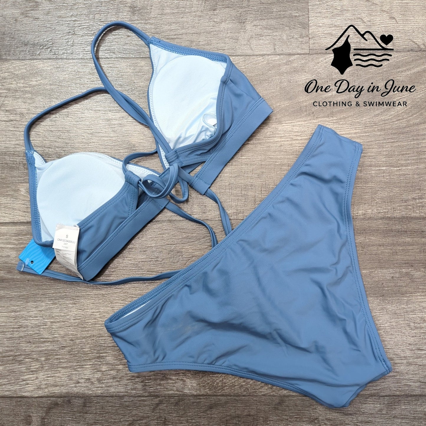 Cupshe Tie Back Bikini Swimsuit Size S