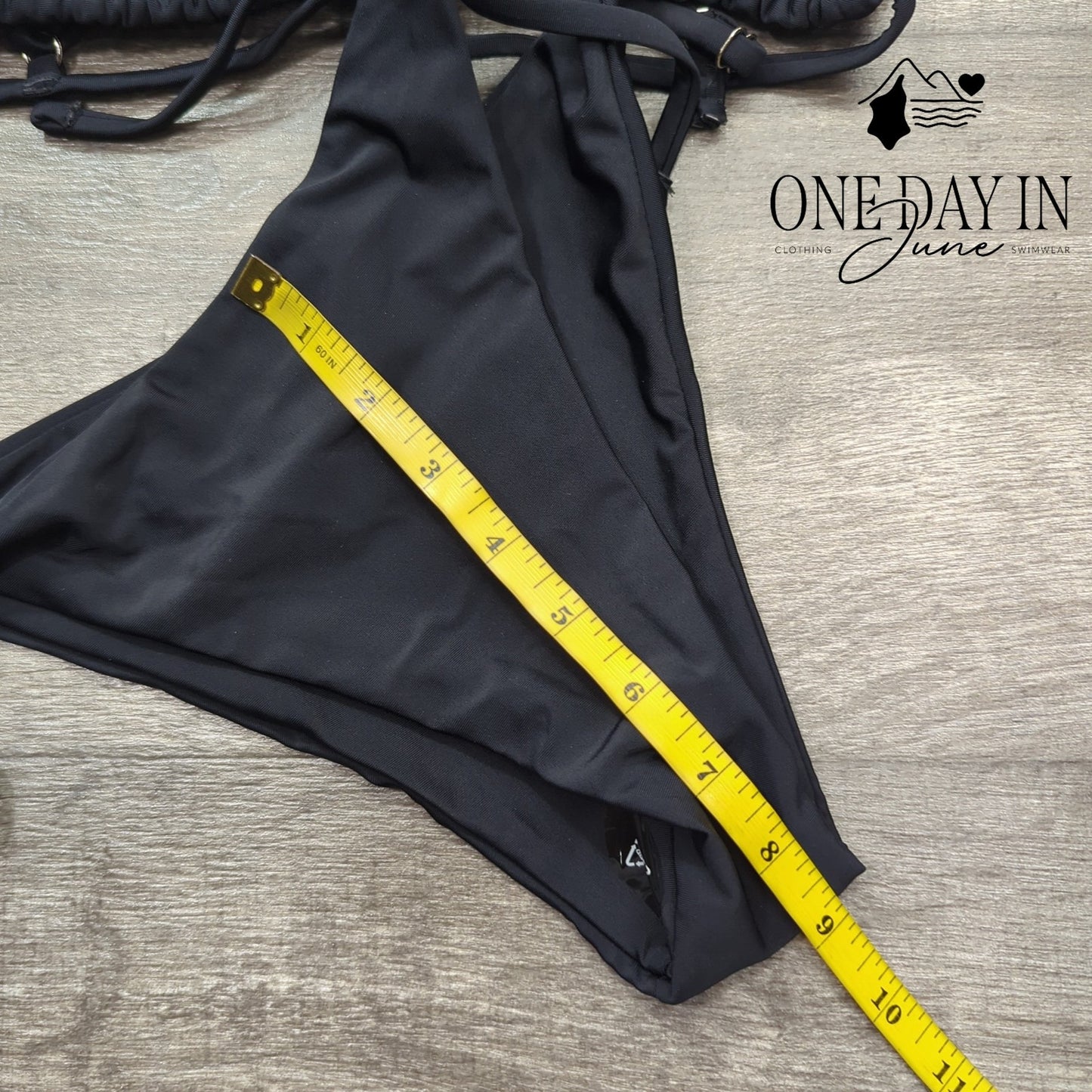 Zaful Adjustable Triangle Tie Side Bikini Swimsuit Size M