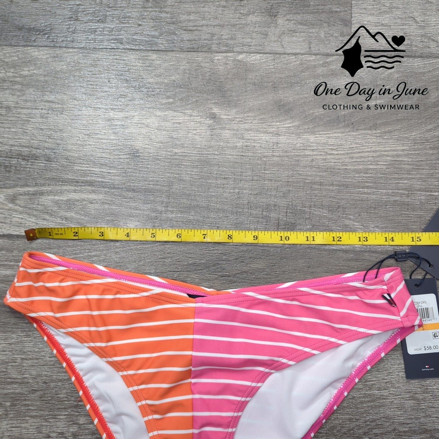 Tommy Hilfiger Moderate Coverage Bikini Bottom Size S