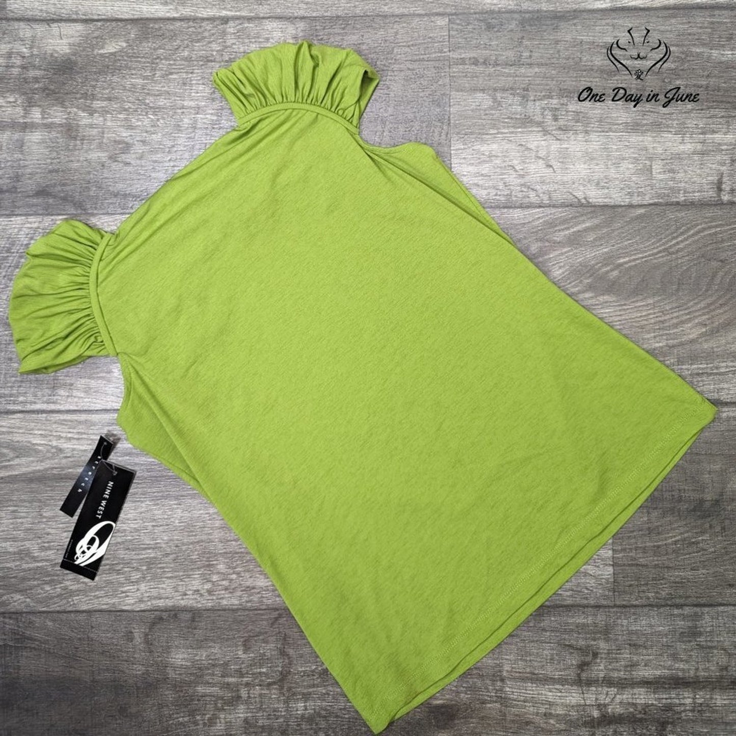 Nine West Cap Sleeve Top Size L