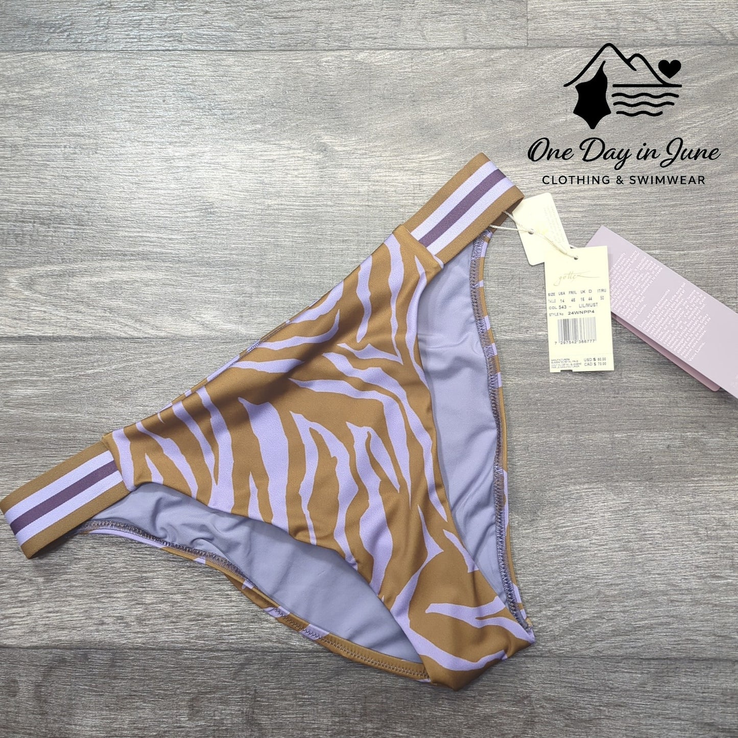 Gottex Luma Bikini Bottom Size 14