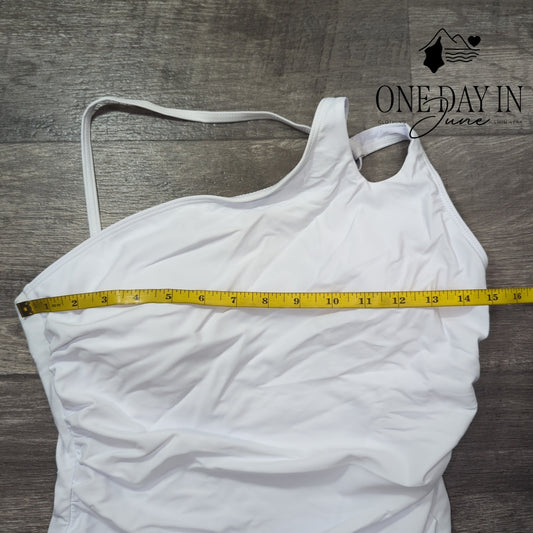 CharmLeaks One Shoulder One Piece Swimsuit Size L