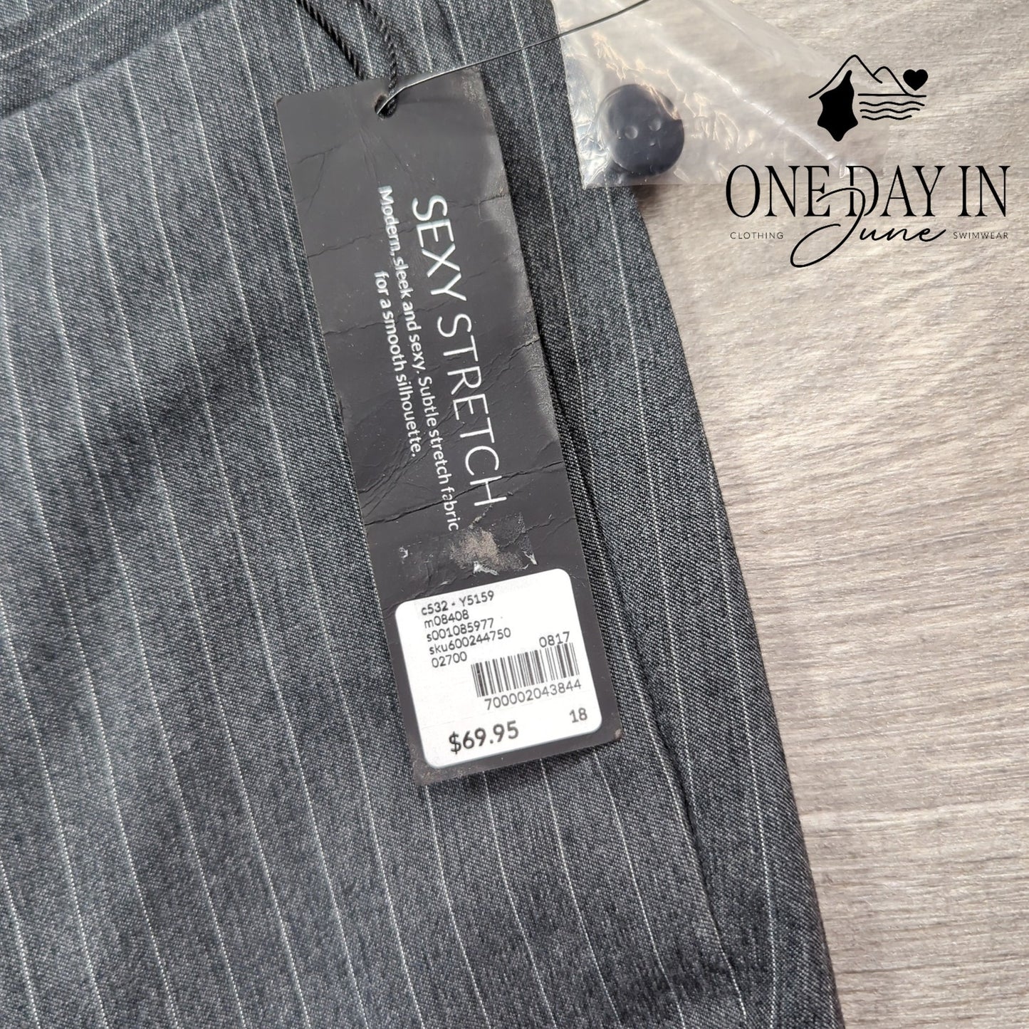 Lane Bryant The Allie Pin Striped Ankle Pants Size 18