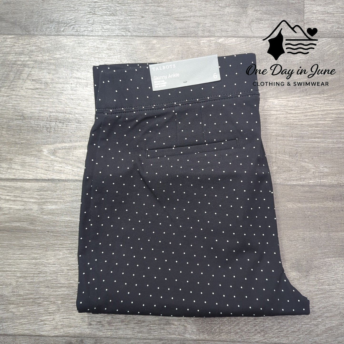 Talbots Pull On Skinny Ankle Pants Size 6