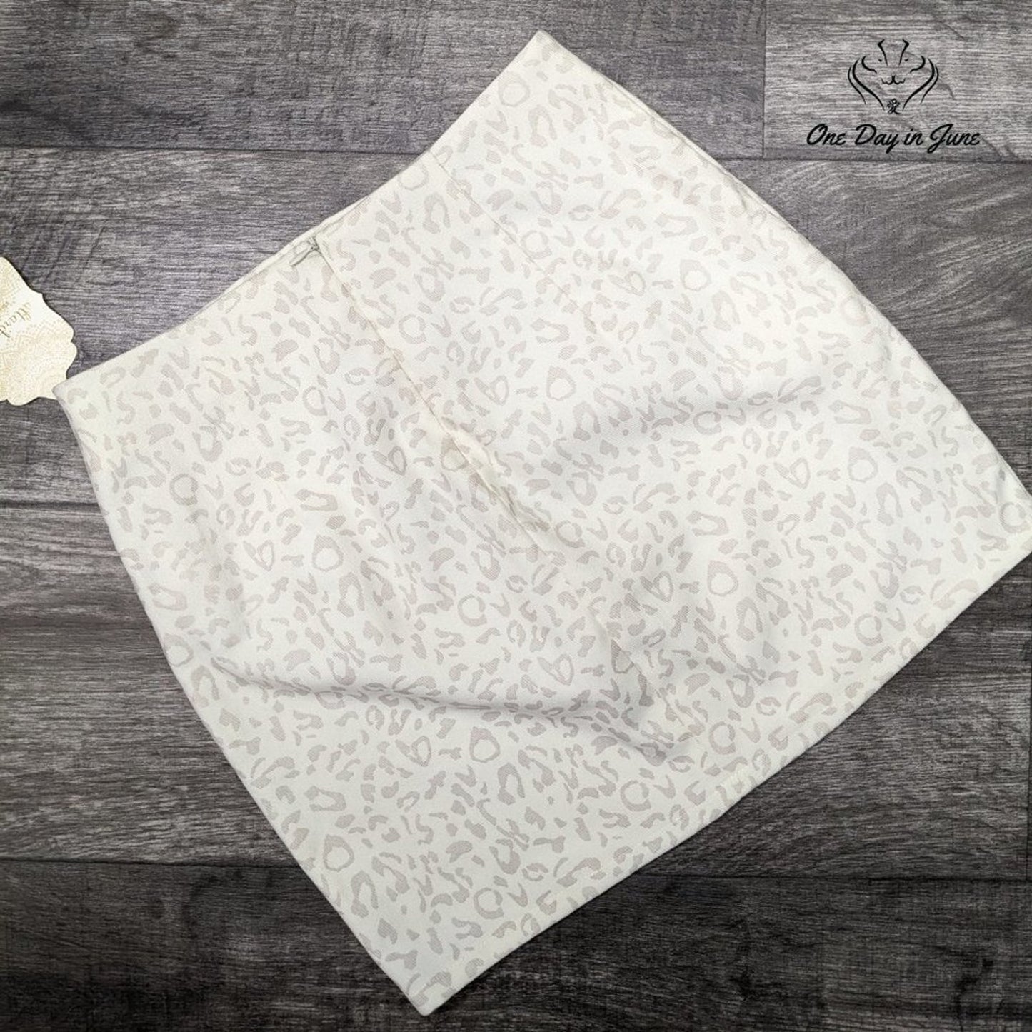 Altar'd State Animal Print Mini Skirt Size S