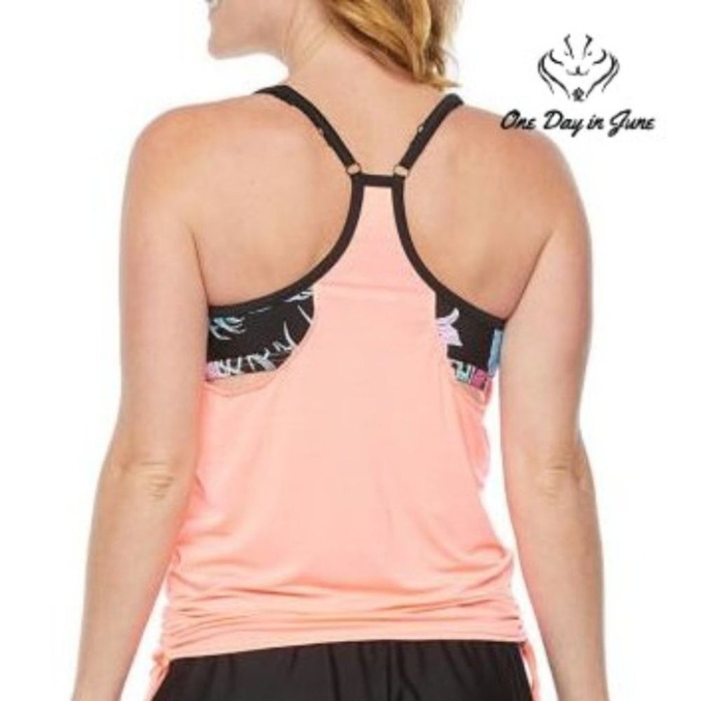 ZeroXPosure Tie Dye Blouson Swimsuit Top Size S