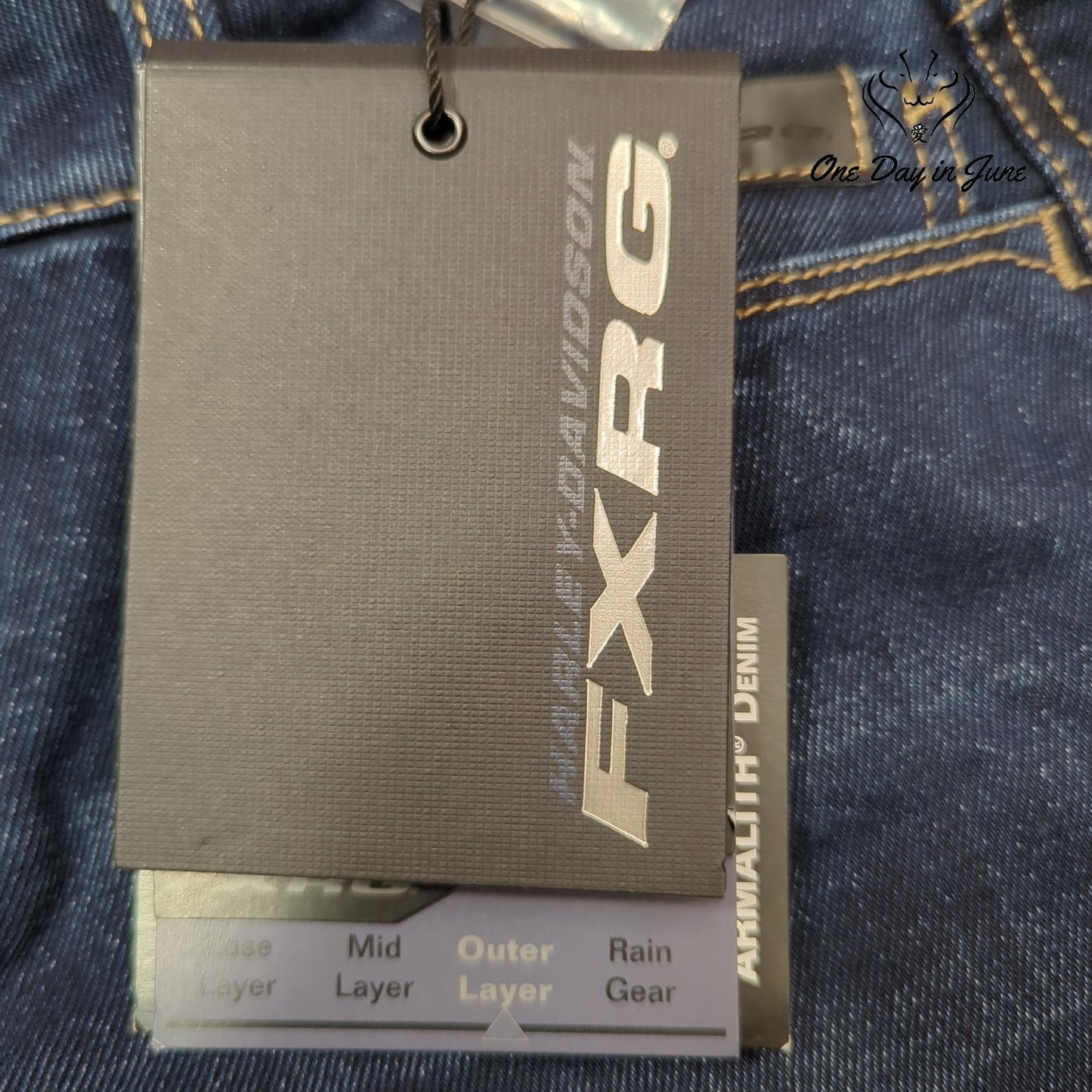 FXRG Harley Davidson Armalith Denim Straight Jeans Size 27 (4)