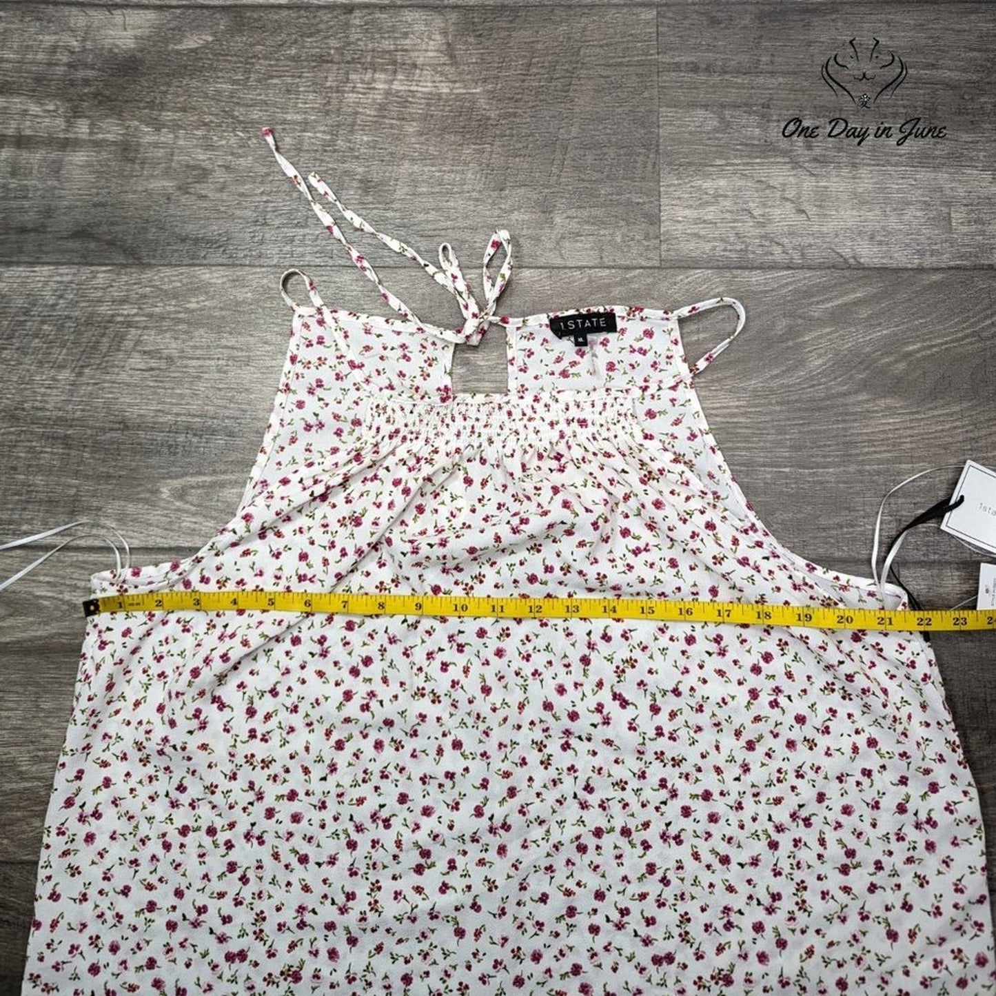 1. State Daisley Smock Front Sleeveless Top Size XL