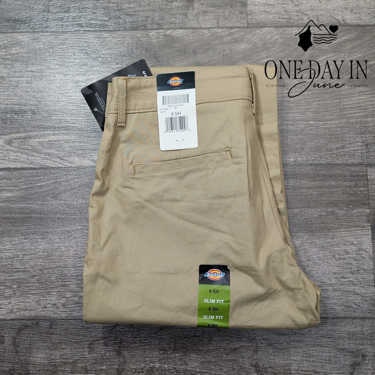 Dickies Slim Fit Boot Cut Pants Size 8