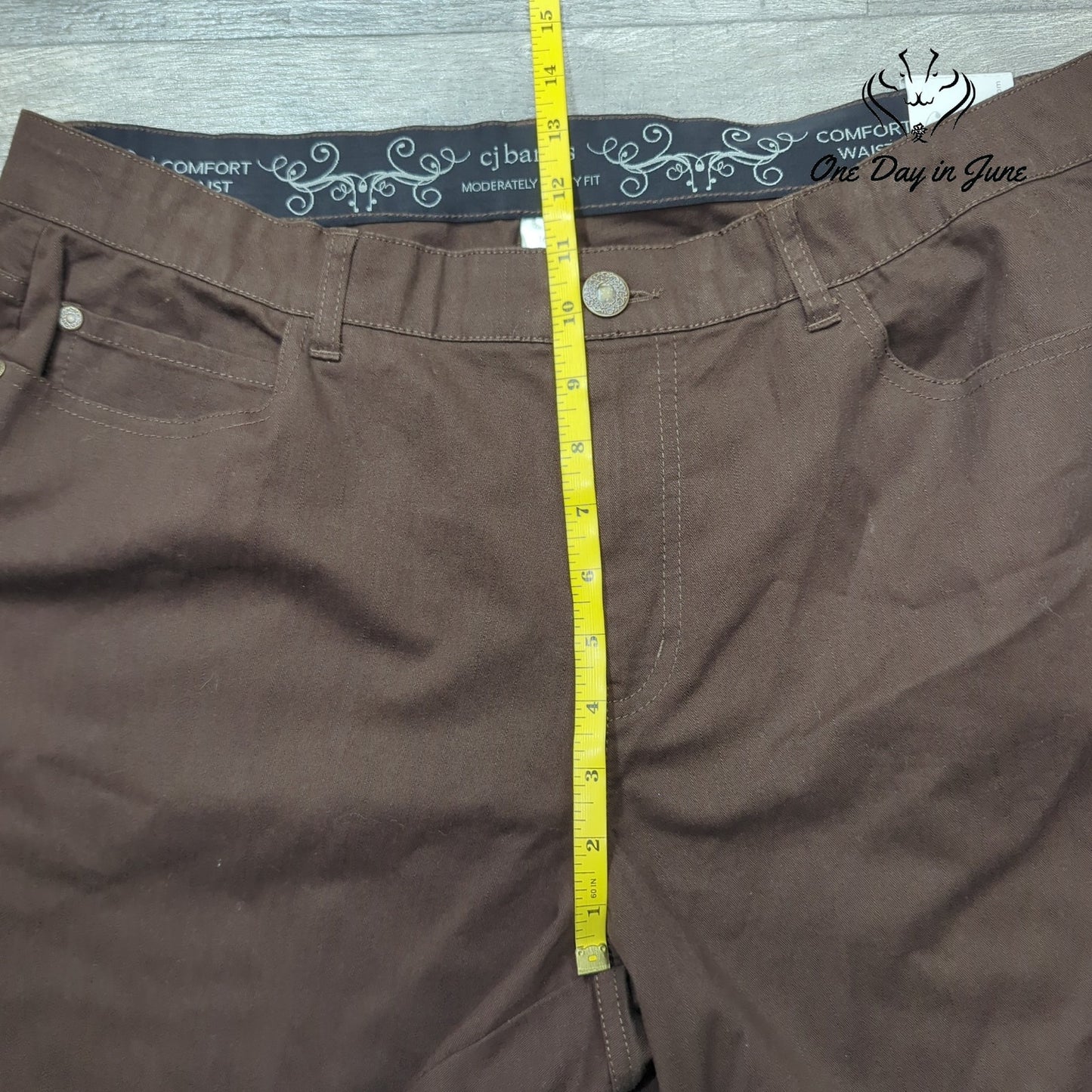 Christopher & Banks Plus Size Comfort Waist Curvy Fit Straight Shorts Size 16W