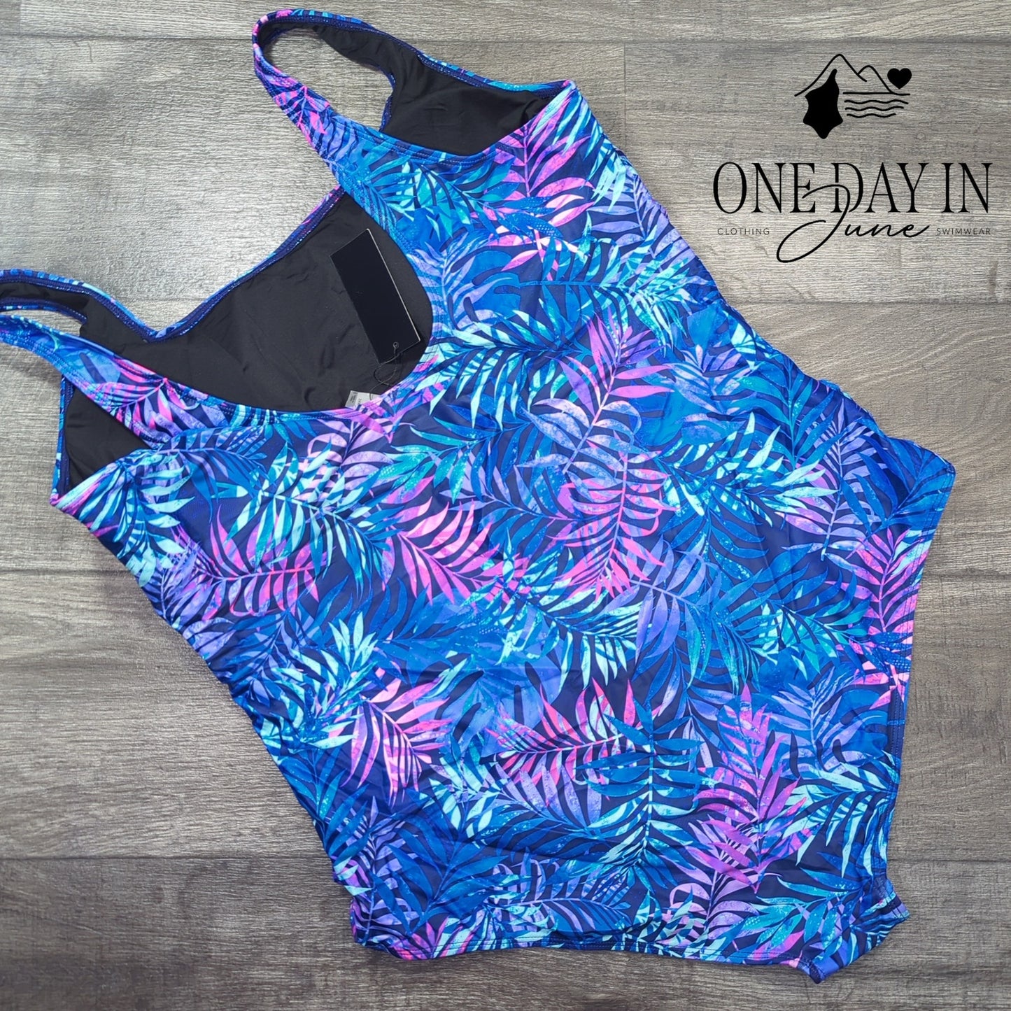 Daci Plus Size Tropical One Piece Swimsuit Size 24W