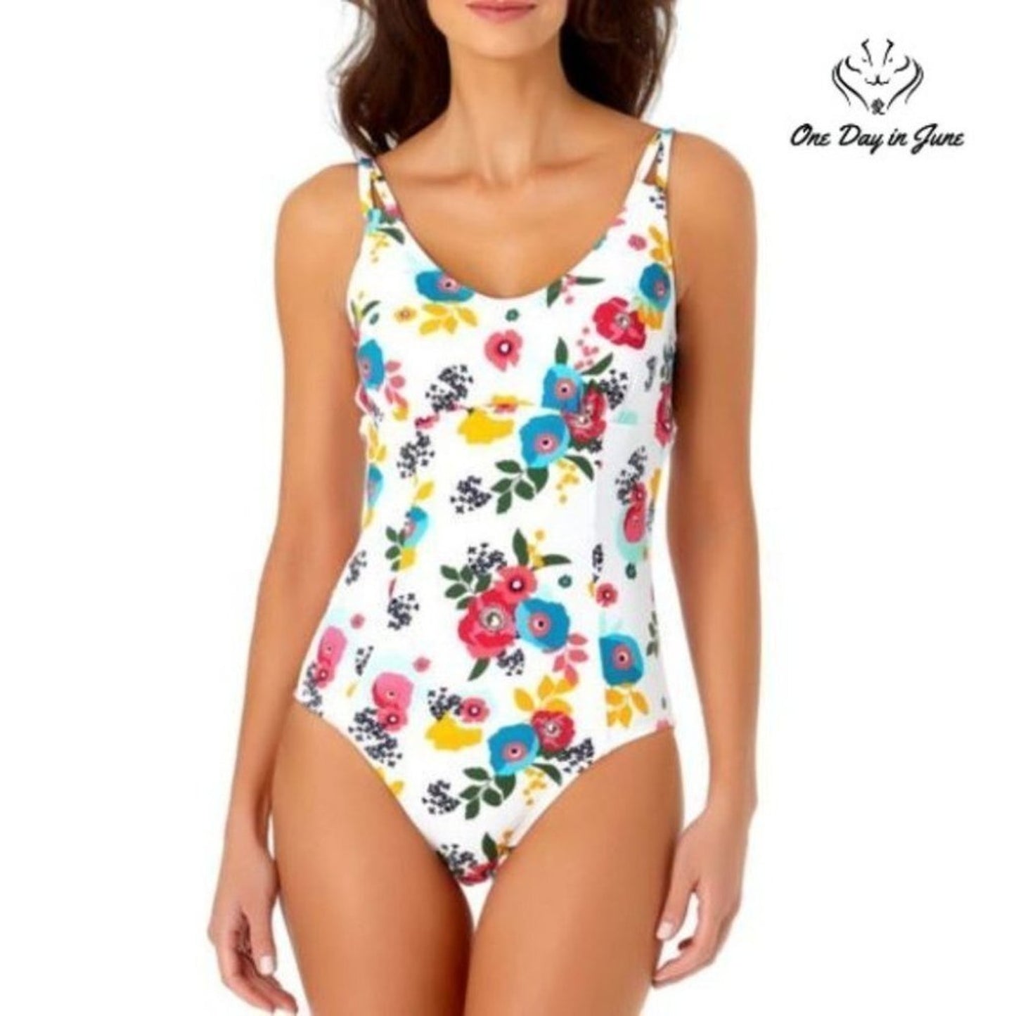 Liz Claiborne Floral One Piece Size 12
