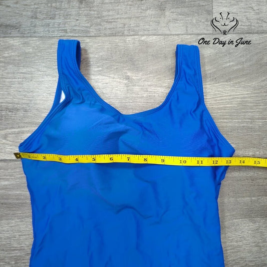 Jimilaka One Piece Swimsuit Royal Blue Cage Back Padded Athletic NWOT Size S