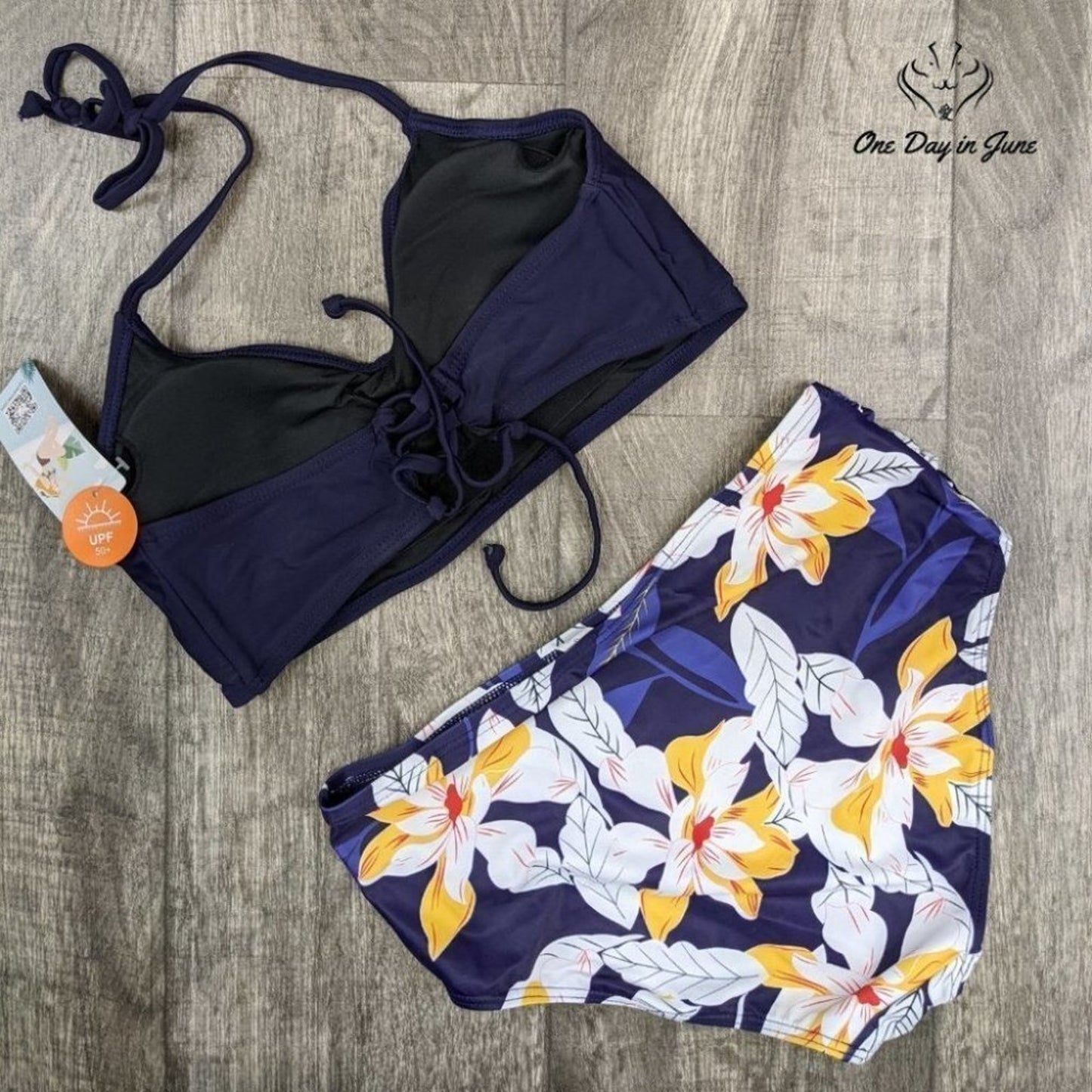 Charmleaks High Waist Halter Bikini Swimsuit Size M