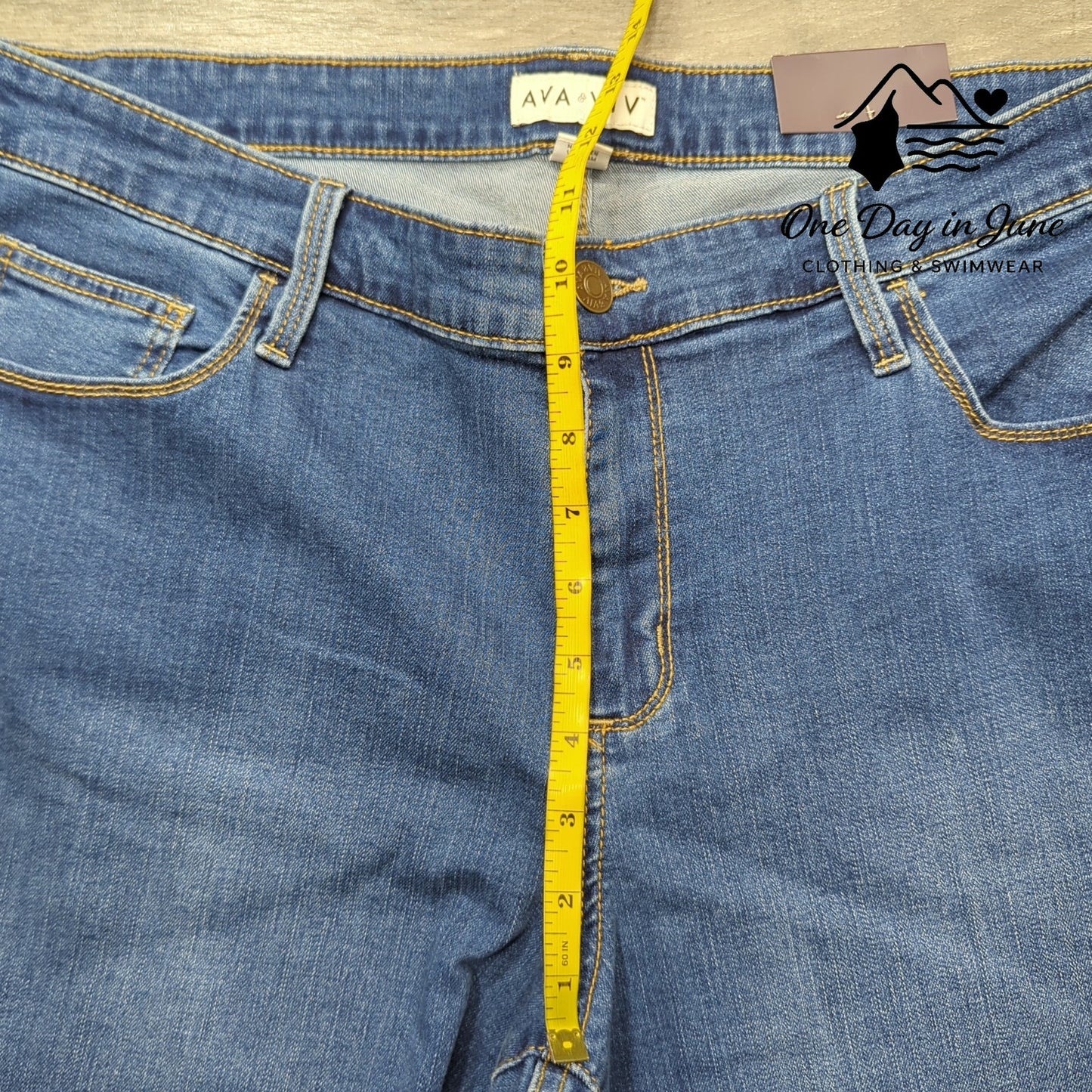Ava Viv Plus Size Skinny Jeans Size 18W