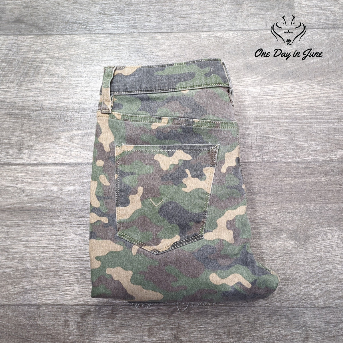 Hudson Barbara High Waist Super Skinny Ankle Camo Jeans NWT Size 27 (4)