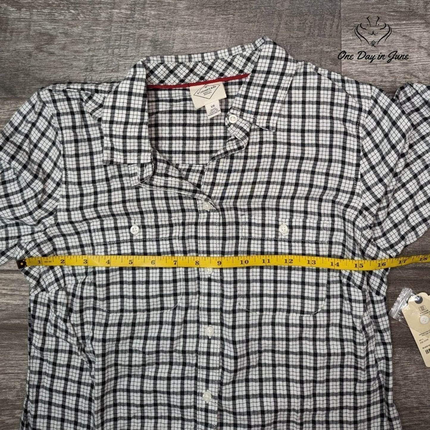 St. John's Bay Classic Fit Flannel Shirt Size XS