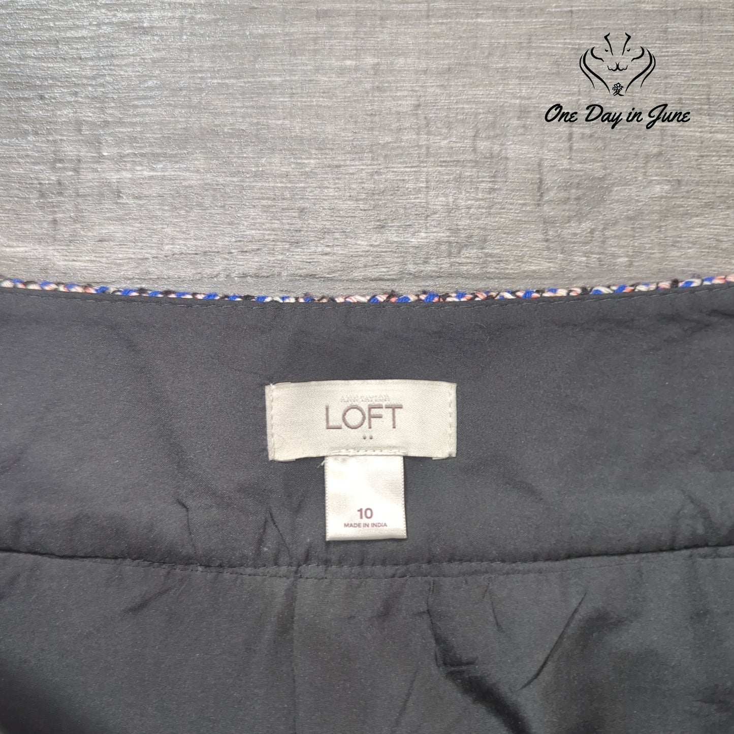 Loft Lined Mini Skirt Size 10