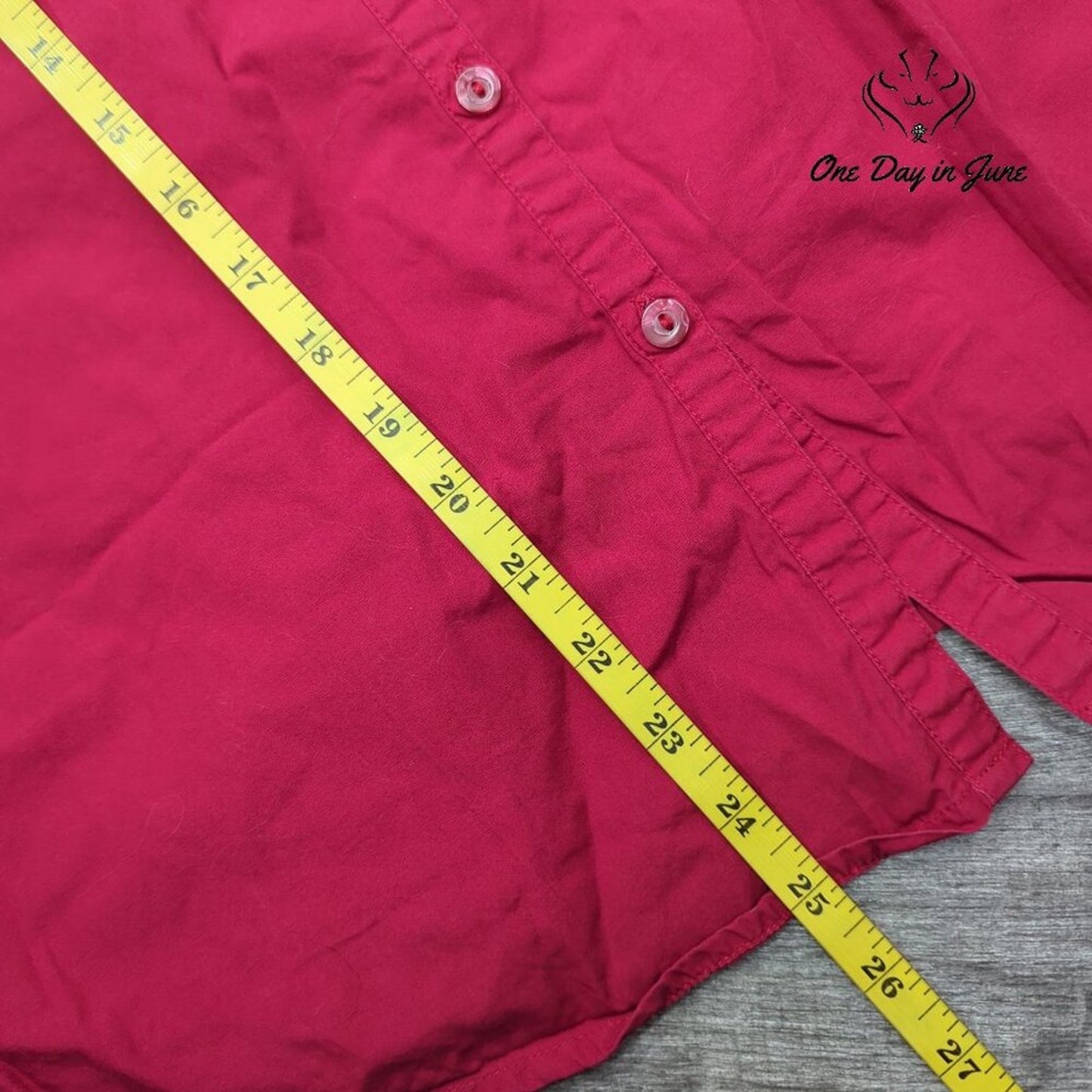 Announcements Maternity Button Front Top Size S