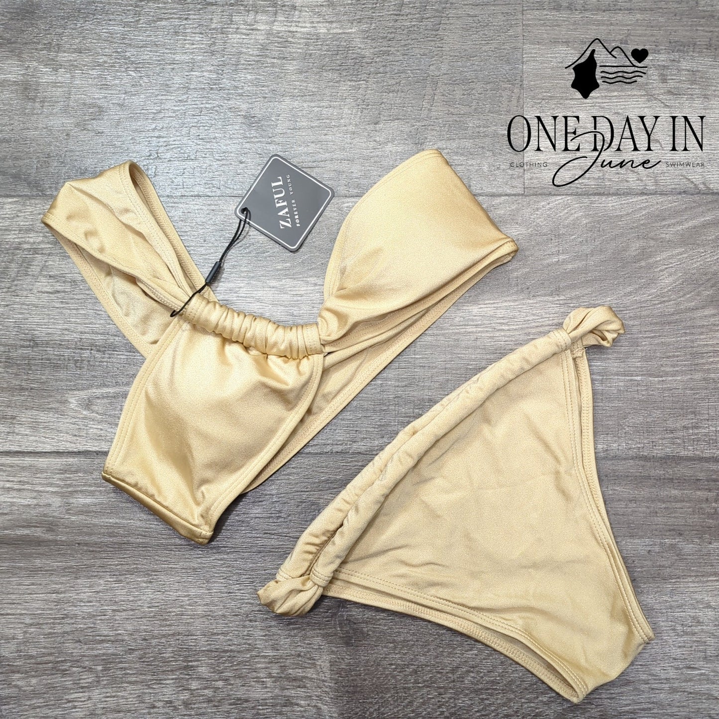 Zaful One Shoulder Bikini Swimsuit Size M