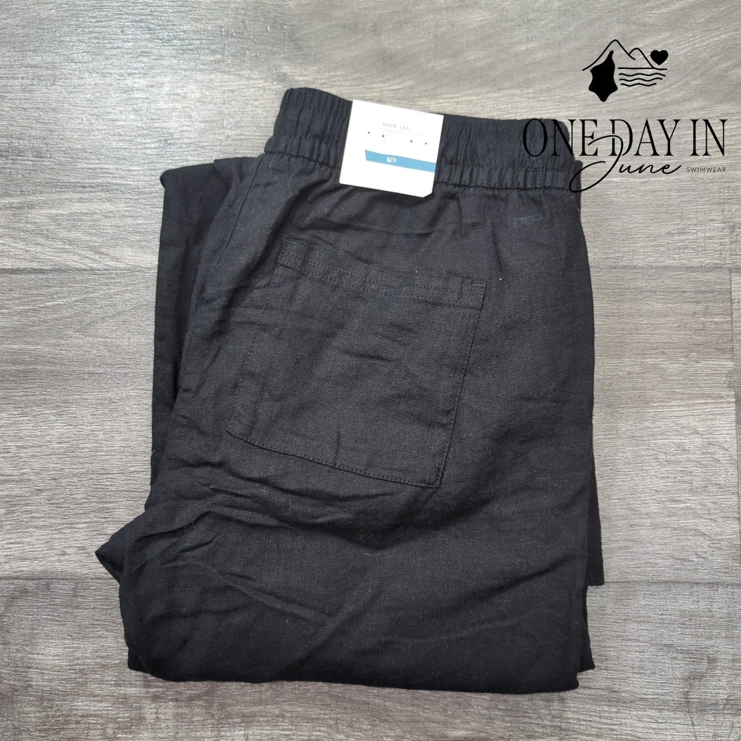 Old Navy Linen Wide Leg Drawstring Pants Size S