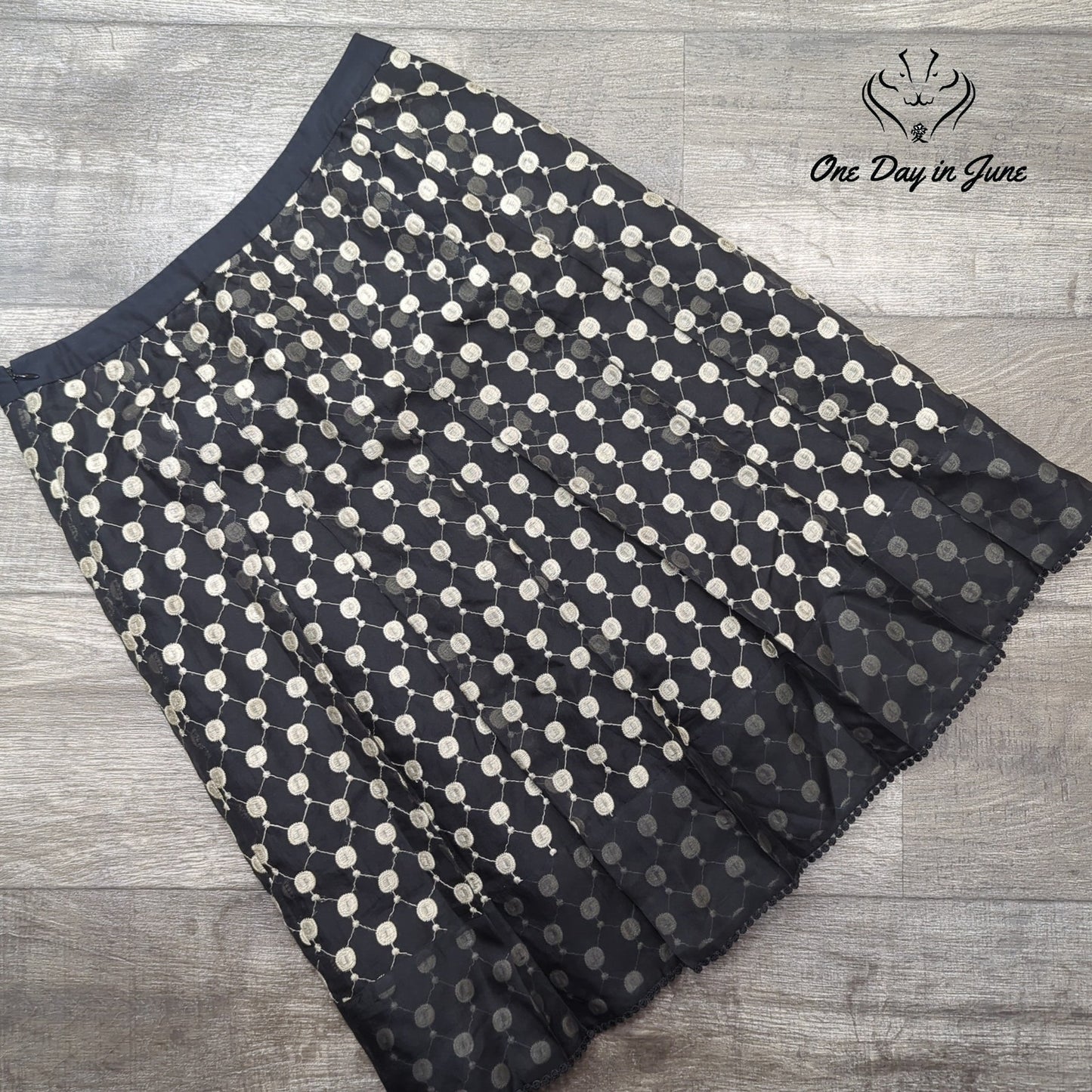 Ann Taylor A Line Silk Skirt Size 2