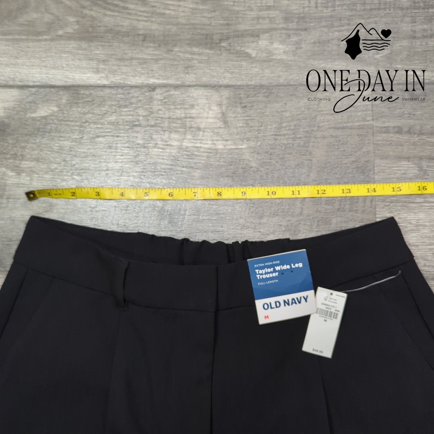 Old Navy Taylor Wide Leg Trouser Pants Size M