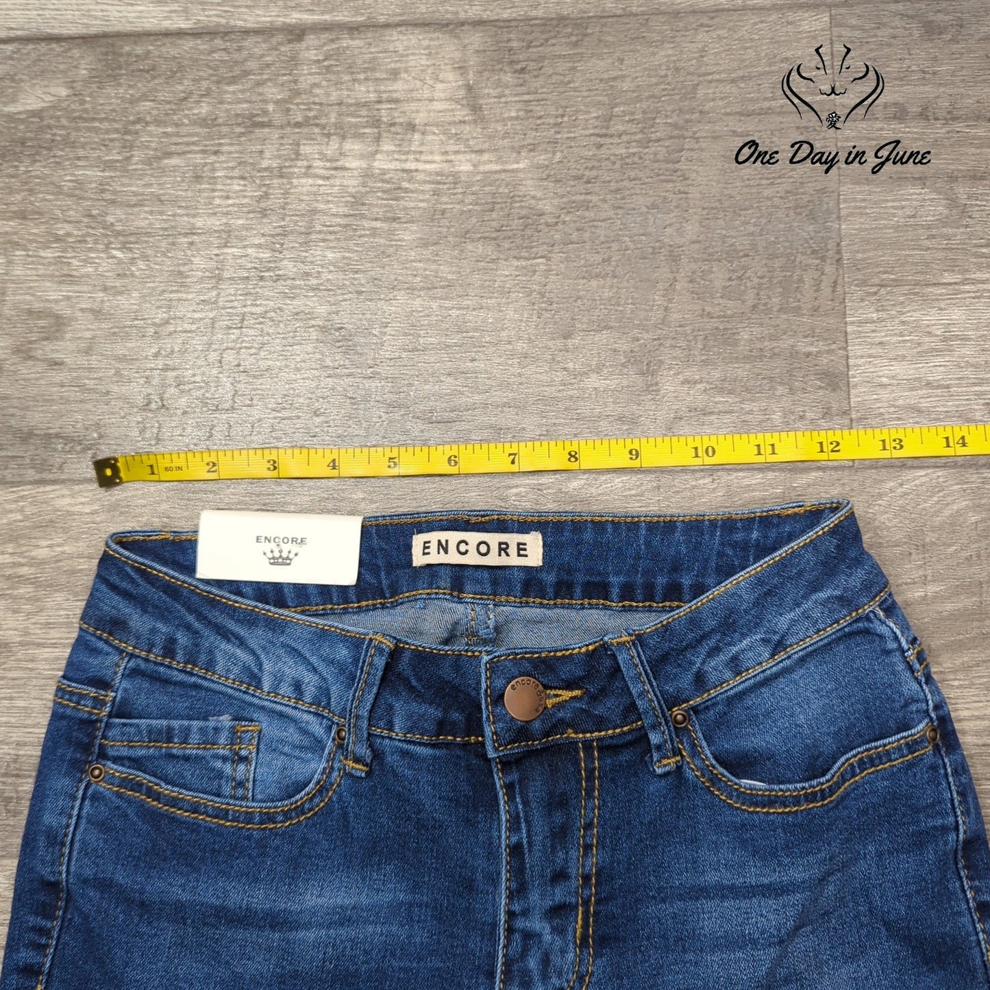 Encore Juniors Skinny Ankle Jeans Size 1