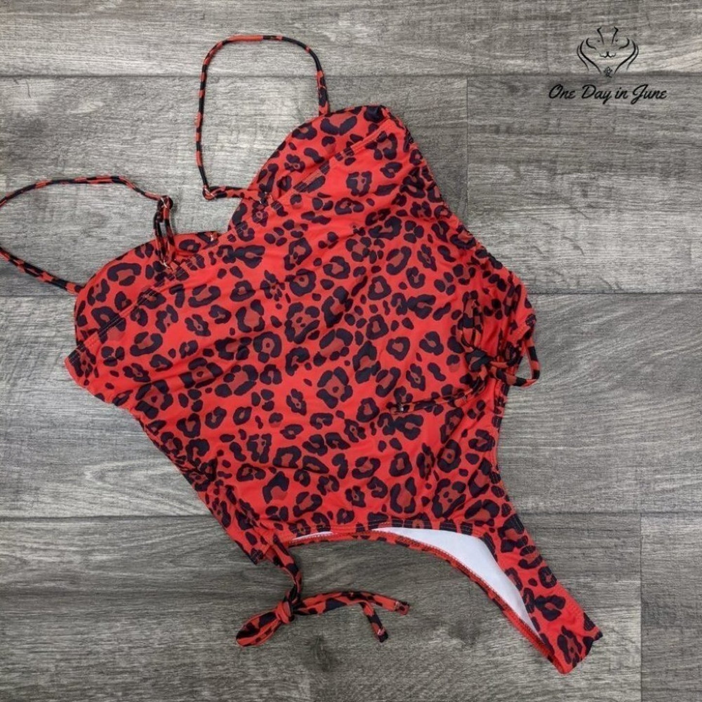 Ioiom High Waist One Piece Swimsuit Size XL