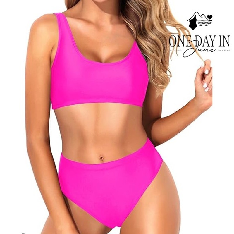Tempt Me Crop Bikini Swimsuit Size L