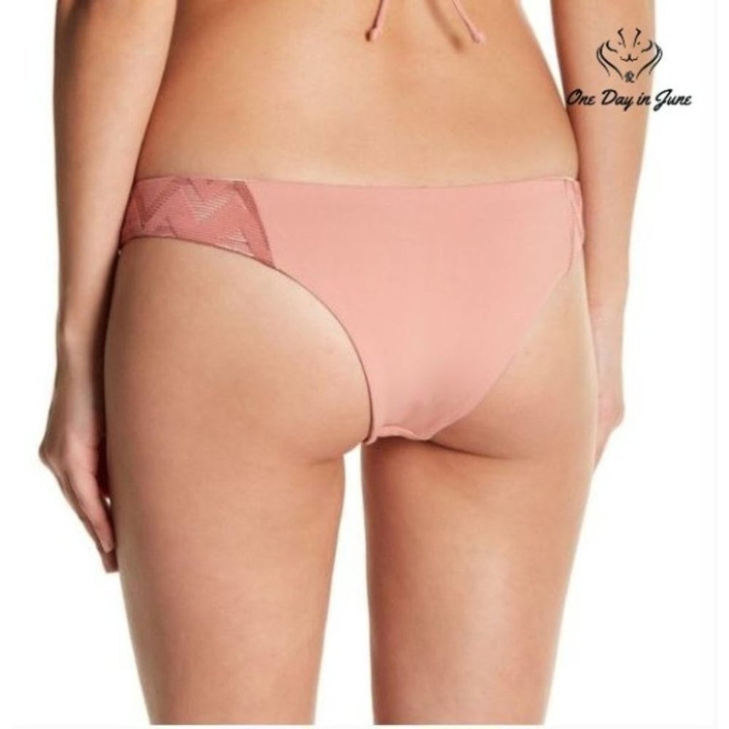 Tavik Byrdie Textured Chevron Bikini Bottom Size L