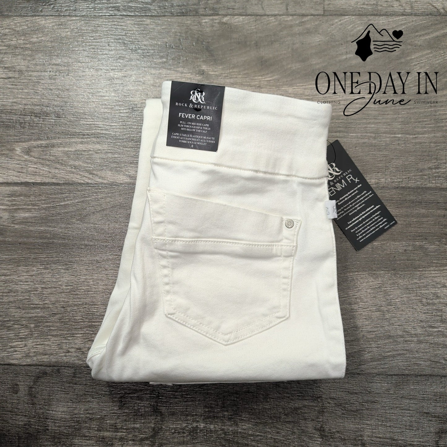 Rock & Republic Fever Capri Jeans Size 8