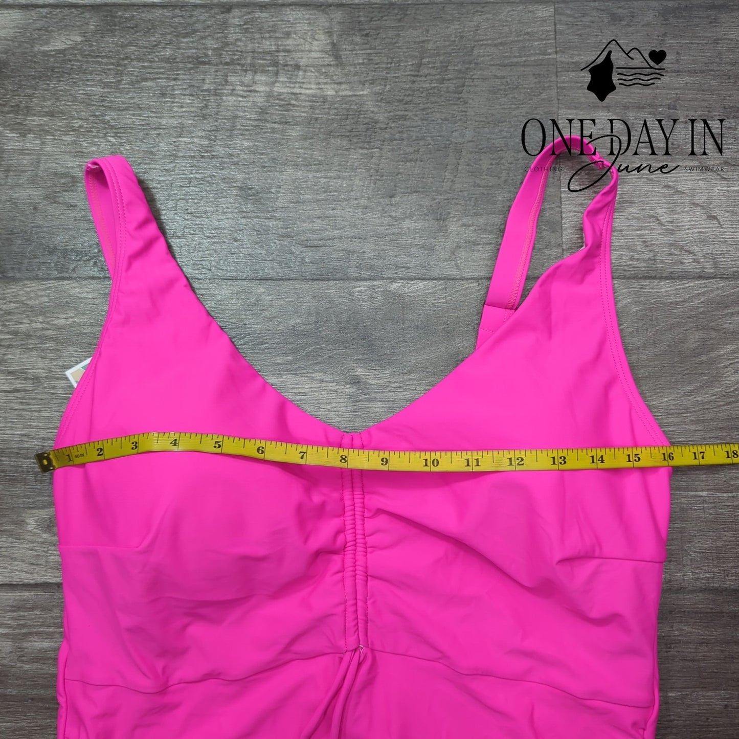B2Prity Ruched Front One Piece Swimdress Swimsuit Size XL