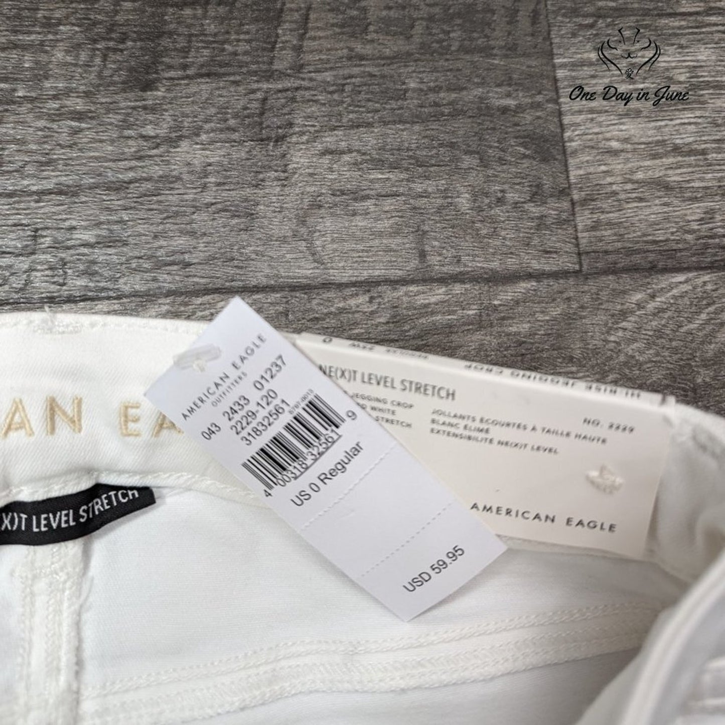 American Eagle Outfitters High Rise Jegging Crop Jeans Size 0