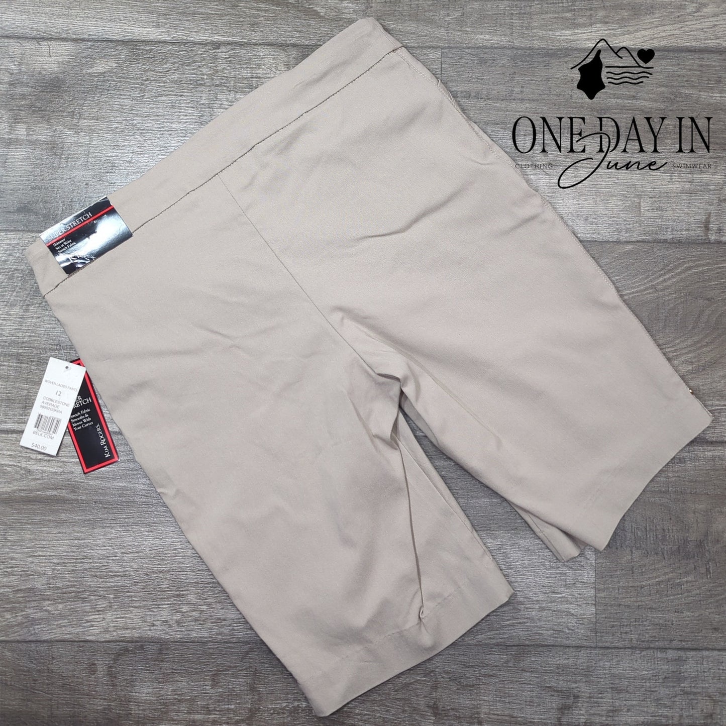 Kim Rogers Super Stretch Skimmer Shorts Size 12