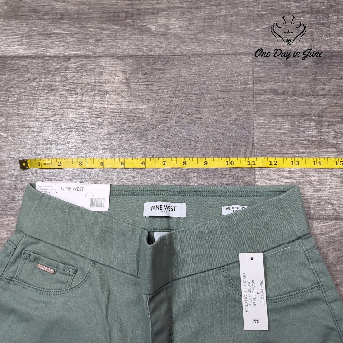 Nine West Heidi Pull On Crop Pants Size 4