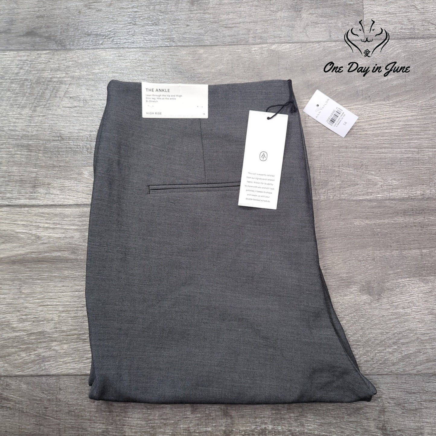 Ann Taylor High Rise The Ankle Pants Size 14