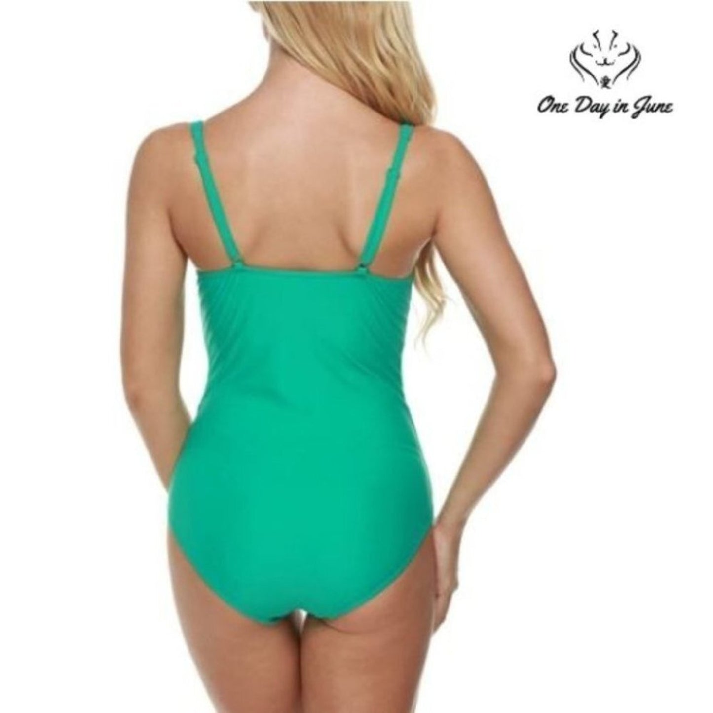 Ekouaer Elegant Inspired Vintage Pin up One Piece Size M