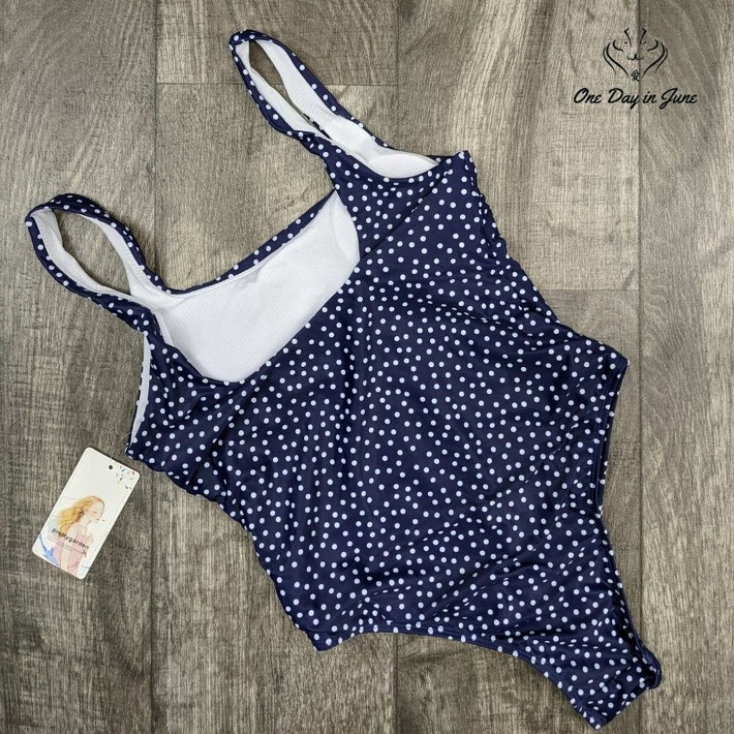 Prettygarden U Neck One Piece Swimsuit Size S