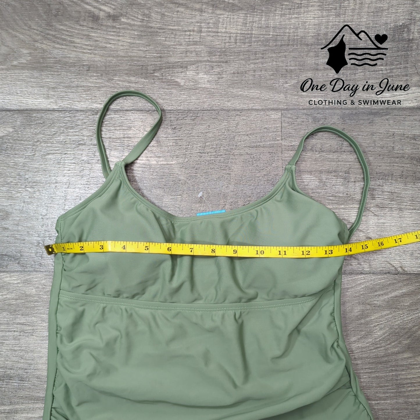 Cupshe Tie Side Tankini Swimsuit Size M